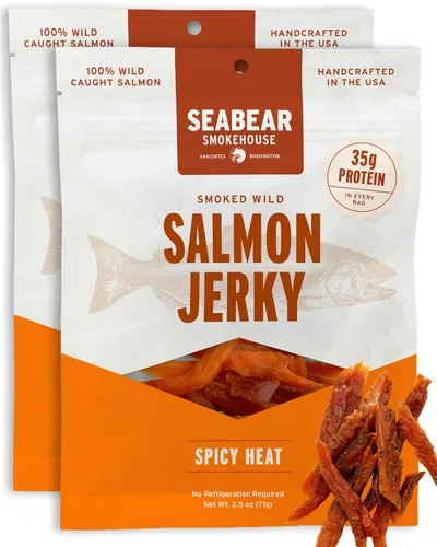 Miniatura 11 de SeaBear - Cecina de salmón salvaje ahumado - Tradicional - 2.5 oz