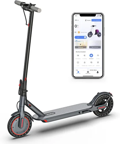 Miniatura 12 de Joyhis Electric Scooter for Adults - 19/22MPH & 15/22Mile Range, 8.5"/10" Solid Tires Folding Commuter E-Scooter with Dual Suspension, App Control &