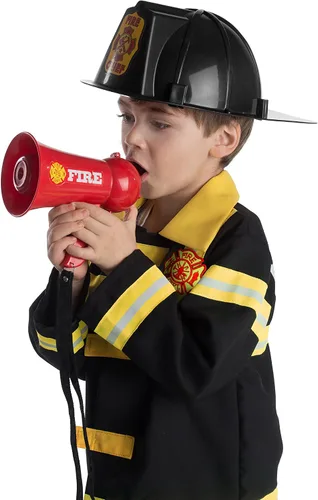 Miniatura 4 de Megáfono de bomberos de juguete para niños con sonido de sirena Micrófono de juguete manual