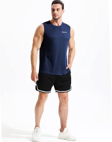 Miniatura 6 de NELEUS Camiseta sin mangas Dry Fit para hombre