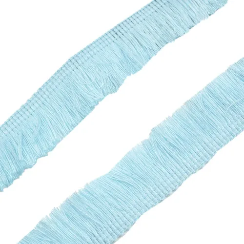 Franja de poliéster de 27 yardas, ribete de flecos de borla de 1 pulgada de ancho, cinta decorativa de encaje bohemio, ribete de tela para niñas,