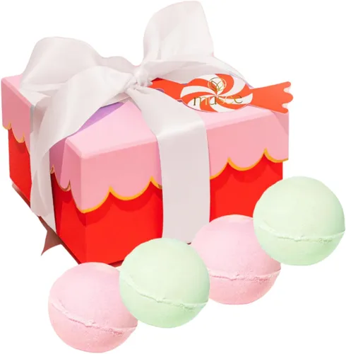 Miniatura 10 de Musee Juego de bombas de baño Rainbow Bombas de baño relajantes de aromaterapia Set de regalo para mujeres Contiene 5 bombas de baño orgánicas