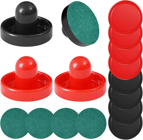 Empujadores de hockey de aire y discos de hockey de aire, juegos de interior, asas de portería, palas, accesorios de repuesto para equipos de mesas