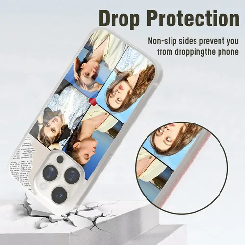 Miniatura 2 de Haz tus propias fotos Fundas de teléfono para iPhone 11 12 13 14 15 Pro Max Plus Mini para Samsung Galaxy S21 S22 S23 S24 Ultra Plus FE Clear-4 Fotos