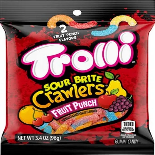 Miniatura 14 de Trolli - Sour Brite Crawlers, sabor Very Berry, 5 onzas.