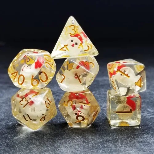 Miniatura 21 de Sage's Portal Familiars and Reagents - Juego de dados de resina para DND, juego de dados poliédricos para Dungeons and Dragons RPG de mesa TTRPG