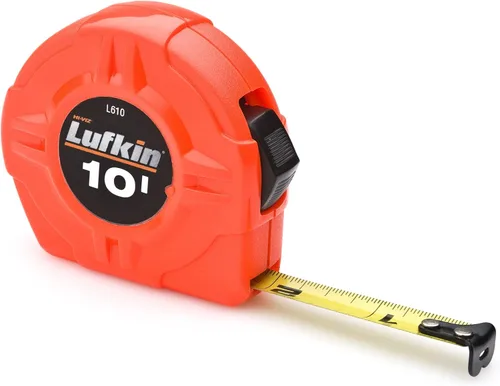 Cinta métrica retráctil Lufkin, 1 pulgada x 26 pies, de alta visibilidad, color naranja, L625CME