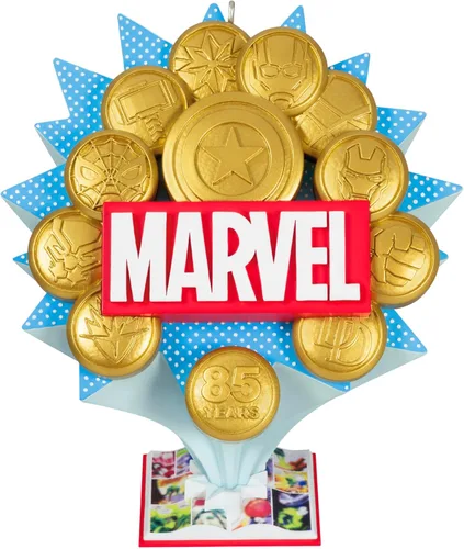 Miniatura 12 de Adorno de Navidad Colgante de Hallmark Keepsake 2025, Marvel Spider-Man Peekbuster con Sonido Activado por Movimiento, Regalos para Fans de Marvel