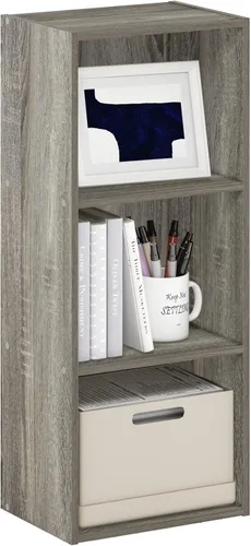 Miniatura 41 de Furinno - Estantería abierta reversible de 5 cubos, color blanco y rosado, 11069WH/PI Blanco/Rosa