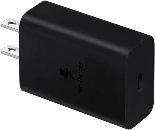 Samsung Cargador de pared de 15 W solo tipo C (cable no incluido), modelo internacional - negro