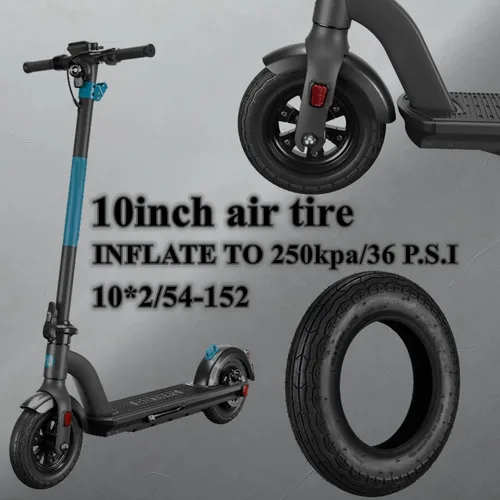 Miniatura 6 de Neumático de aire eléctrico de 10 pulgadas, neumáticos de aire de 10 x 2 y tubos interiores, adecuado para Gotrax G4, GMAX ULTRE, GMAX scooter