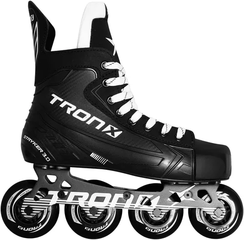 TronX Stryker 3.0 Patines de Hockey en Línea para Adultos Senior, Junior y Niños, Nuevo Modelo