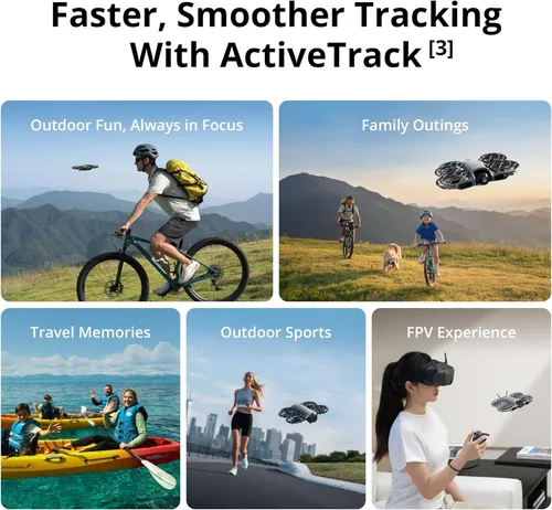Miniatura 3 de Combo DJI Neo 2 Motion Fly More con RC Motion 3 y gafas N3, transmisión estable con transceptor digital, dron 4K para principiantes, vuelo FPV, 3