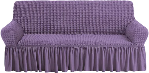 Miniatura 38 de NICEEC Funda de sofá biplaza beige de 1 pieza, funda de sofá de fácil ajuste, universal, de alta elasticidad, duradero, protector de muebles