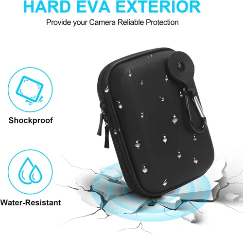 Miniatura 6 de Lacdo Funda para cámara KODAK PIXPRO FZ55 / FZ45 / FZ53 / FZ43 16MP Vlogging bolsa de almacenamiento para cámara de almacenamiento, bolsa de malla