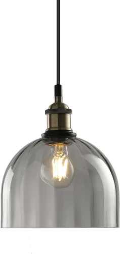 Lámparas colgantes modernas para isla de cocina, accesorios de iluminación de techo colgantes rústicos industriales, lámpara de araña de cúpula de