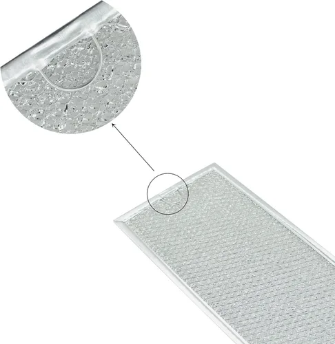 Miniatura 5 de WB06X10596 - Filtro de grasa para microondas compatible con campana extractora GE de 13 x 6 pulgadas, filtro de ventilación Samsung y Whirlpool