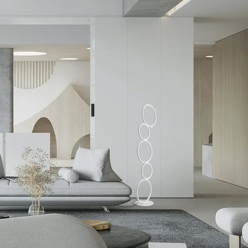Miniatura 4 de SomSom Lámpara de pie LED moderna - Muy alto brillo, lámpara de interior - Luz de pie para sala de estar - Alternativa al halógeno - Regulador
