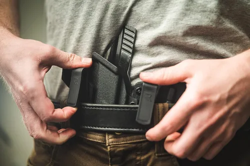 Miniatura 4 de Radial Innovations Apéndix Carry Holsters AIWB Transporte oculto para modelos de pistola y pistola Diseño compacto Coreflex Propiedad y operación