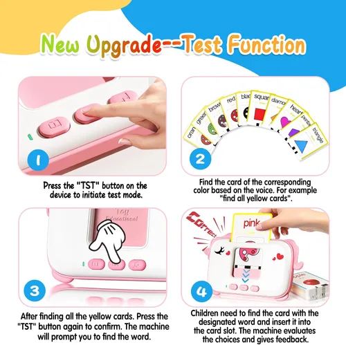 Miniatura 7 de Juguetes Montessori de aprendizaje para niños de 1 año, tarjetas flash parlantes para niños de 1-3, 2-4, terapia sensorial del habla para niños