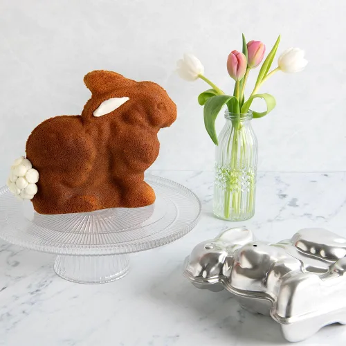 Miniatura 3 de Nordic Ware Molde para pastel 3-D de conejo de Pascua