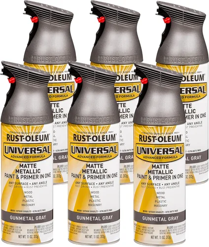 Miniatura 67 de Rust-Oleum 245197 Pintura en aerosol universal para todas las superficies, 12 onzas, negro satinado