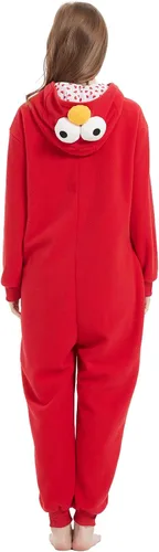 Miniatura 7 de Disfraz unisex de Halloween para adultos, traje de animal, pijama de una sola pieza