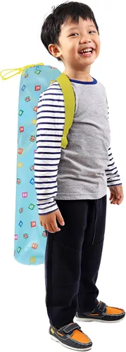 Miniatura 6 de Cocomelon Silla de campamento plegable para niños con bolsa de transporte, silla portátil para interiores y exteriores, ligera y compacta, ideal