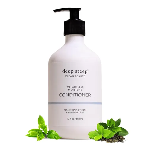 Miniatura 14 de Deep Steep Acondicionador hidratante de volumen de aceite de argán, 17 onzas, acondicionador hidratante con aloe vera, aceite de marula, proteína