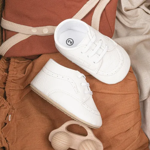 Miniatura 4 de Miamooi Mocasines clásicos de piel sintética para bebés, niños y niñas, zapatos de vestir de boda para niños pequeños, zapatos formales planos