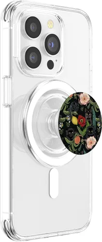 Miniatura 4 de Botanical and Black Cats PopSockets - Agarre y soporte para teléfonos y tabletas, Negro