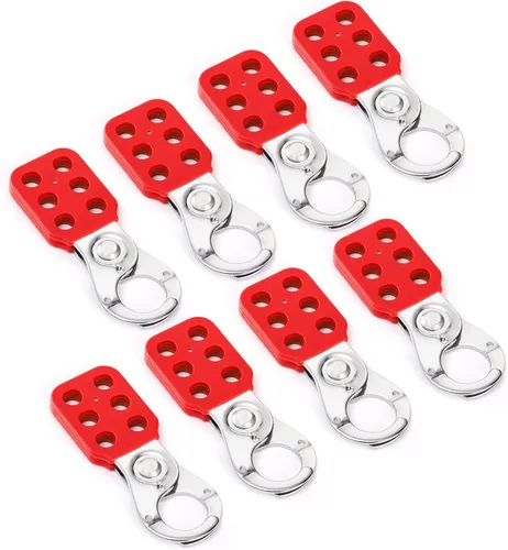 Miniatura 3 de WUWEOT Paquete de 8 cerrojos de bloqueo de etiquetado, cerrojo de candado a prueba de manipulaciones, cerrojo de bloqueo de acero inoxidable