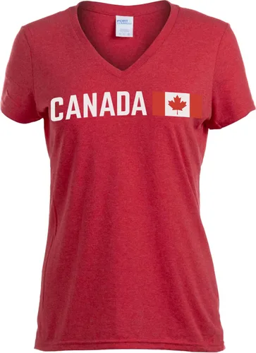 Miniatura 26 de Nations of the World - Camiseta con cuello en V para mujer