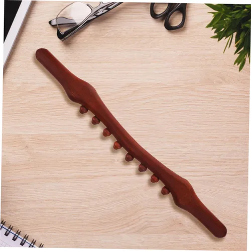 Miniatura 7 de Wood Massaging Stick Body Massager Portable Acupoint Scraping Tool for Back Waist Relief Lightweight for Travel Office Use