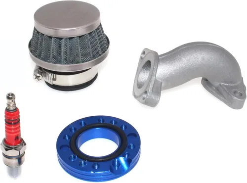 Miniatura 2 de Kit de carburador PZ20 compatible con Coolster Tao Tao 125cc 110cc 90cc 70cc 50cc ATV Dirt Bike Baja Kazuma Go Kart 4 tiempos actualización de motor