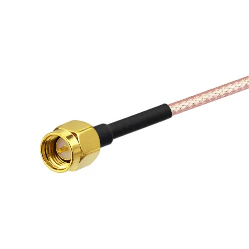 Miniatura 6 de BINGFU Cable de extensión de antena SMA macho RG316 para montaje en mamparo hembra de 3.3 ft, 3 pies, paquete de 2 unidades compatible con 4G LTE