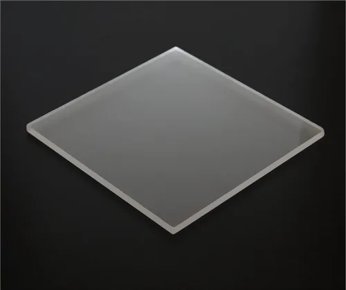 Paquete de 2 láminas de acrílico fundido mate esmerilado de 1/4 pulgadas (0.236 in), plexiglás fundido grueso de 8 x 12 pulgadas AZM Displays