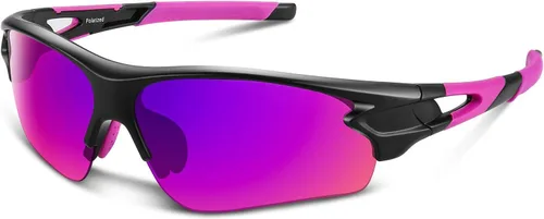 Miniatura 18 de BEACOOL Polarized Sports Sunglasses for Men Women Youth Baseball Fishing Cycling Running Golf Motorcycle Tac Glasses UV400 Negro rojo