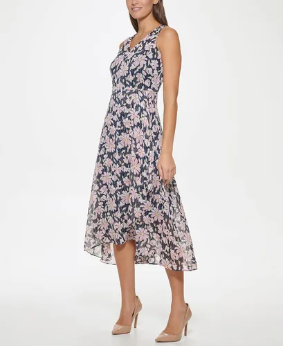 Miniatura 4 de Tommy Hilfiger Mujer sin mangas Pretty Woman Dot Chiffon Maxi