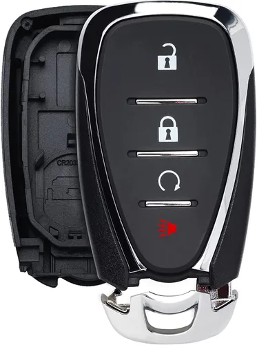 Miniatura 9 de Funda para llavero con batería, Alliskeys Funda de reemplazo para llave inteligente de 5 botones para Chevrolet Equinox Traverse Blazer Chevy SUV