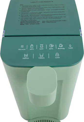 Miniatura 4 de Mini dispensador de enfriador de agua de escritorio, dispensador instantáneo de agua fría y caliente con bloqueo de seguridad para niños, fuente