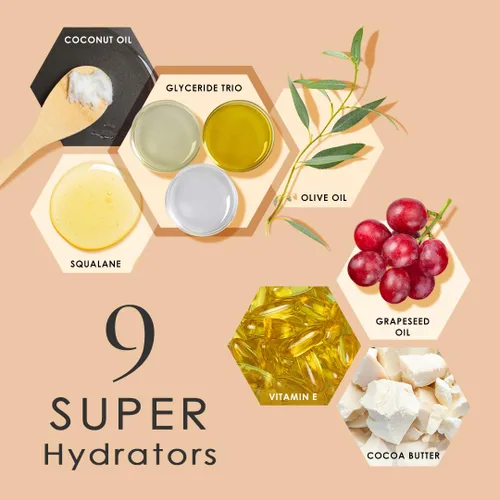 Miniatura 3 de Body Firm Crema de Reparación Facial Antienvejecimiento, Hidratante Facial Antiarrugas con Manteca de Karité, Colágeno, Vitamina E, Crema
