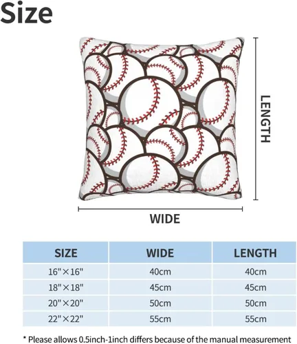 Miniatura 4 de Perinsto Juego de 2 fundas de almohada decorativas para sofá, cama, decoración del hogar, 16 x 16 pulgadas