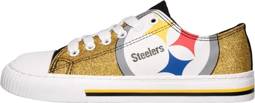 Miniatura 2 de FOCO - Tenis deportivos bajos de lona con logotipo de equipo de la NFL para mujer