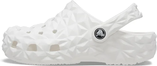 Miniatura 4 de Crocs Zueco geométrico clásico unisex para adultos K WHI