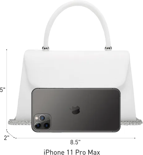 Miniatura 108 de Dasein Bolso de noche para mujer, embragues de fiesta, bolsos de boda, cóctel, baile de graduación, bolsos con purpurina esmerilada