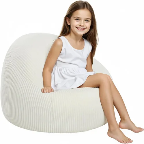 COMAX Sillas de Puf para Niños, Sofá de Puf para Niños Pequeños con Relleno de Puf para Niños y Niñas, Silla de Piso Perezosa para Sala de Juegos,