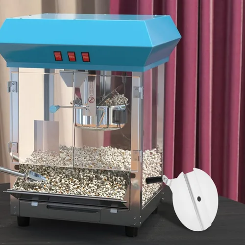 Miniatura 4 de Piezas de repuesto universales para máquina de palomitas de maíz, tapa de olla con mango de 9.84 x 8.18 x 2.75 pulgadas, accesorio comercial fácil