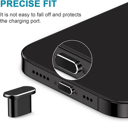 Miniatura 3 de Enchufe antipolvo USB C, cubierta de enchufe de puerto USB C compatible con iPhone 17, Ari, 17 Pro, 17 Pro Max, iPhone 16/15 (Pro, Plus, Pro Max)