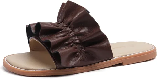Miniatura 49 de THEE BRON Lindas pantuflas para niñas, sandalias elegantes para niños pequeños y niños